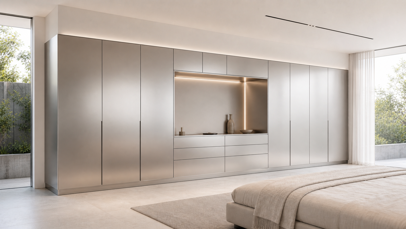 K01 Master Wardrobe in the Light Architectural Minimal direction