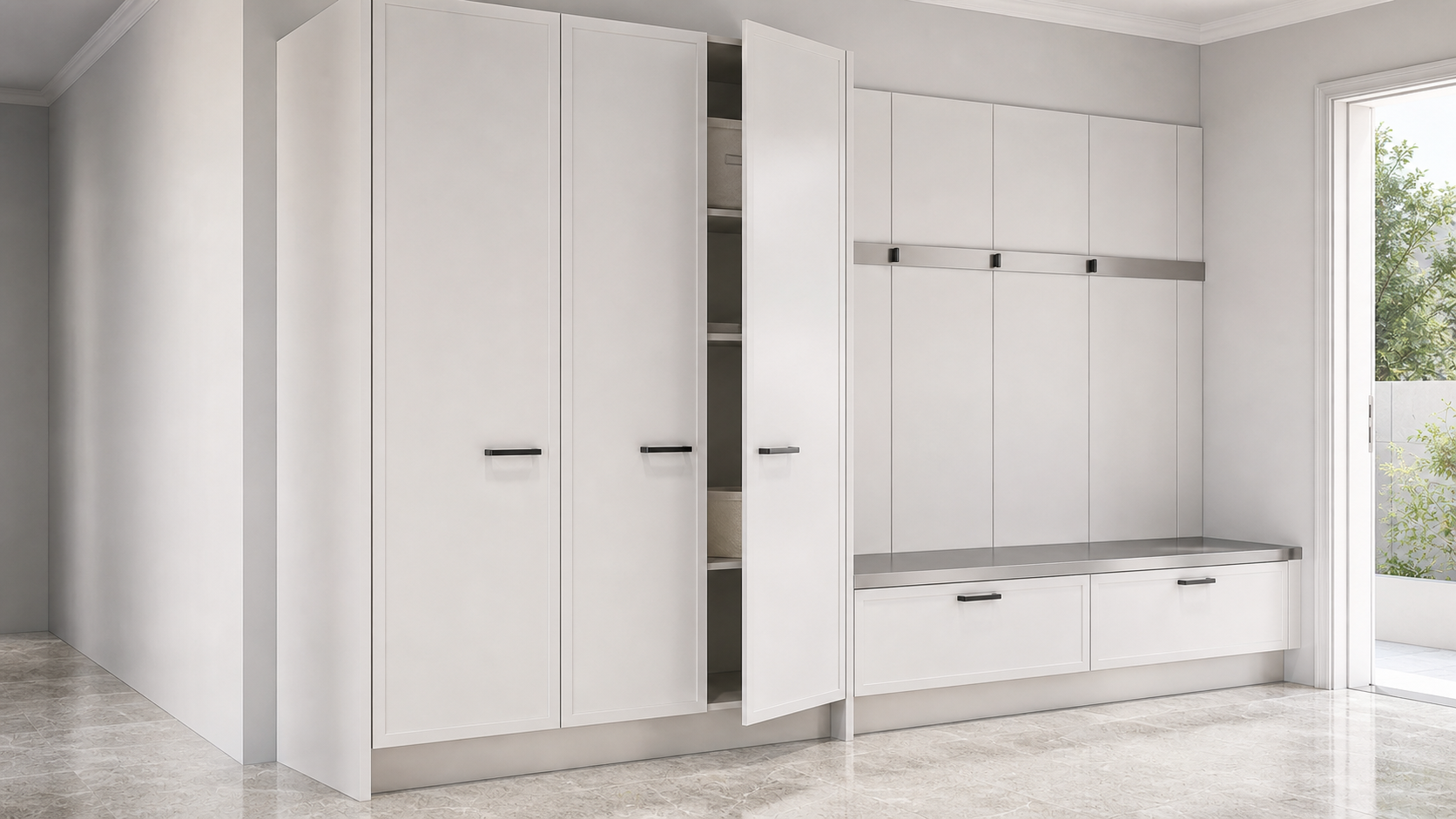 K02 Entrance in the Integrated Living direction