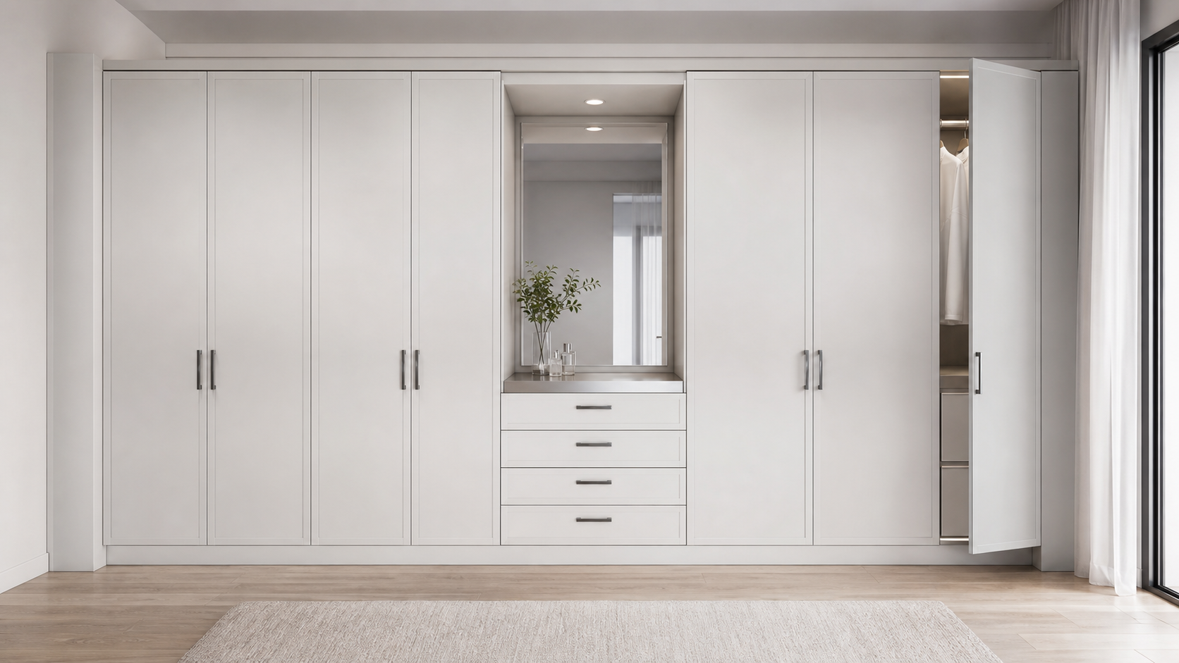 K02 Master Wardrobe in the Integrated Living direction