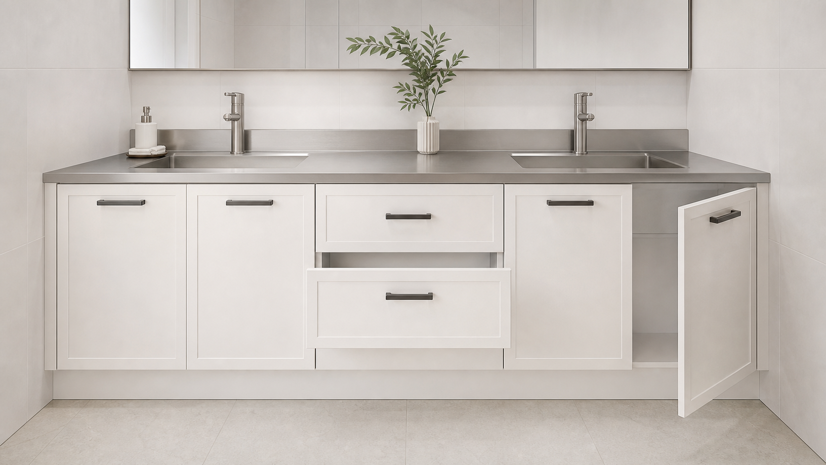 K02 Ensuite Vanity in the Integrated Living direction