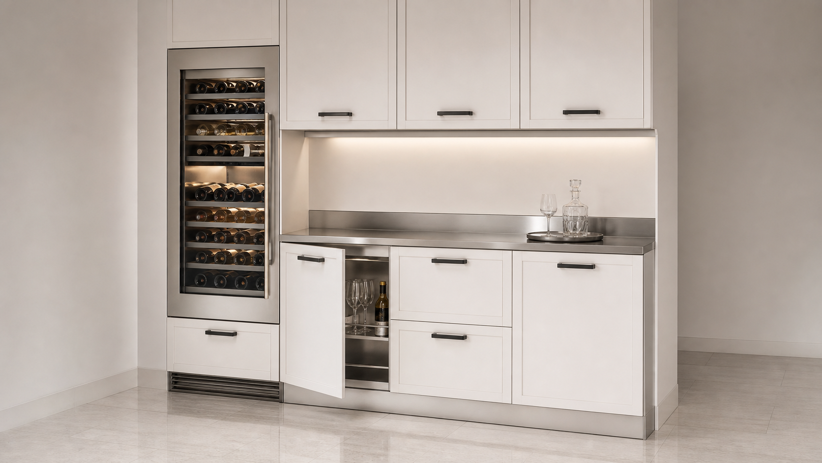 K02 Wine Cabinet in the Integrated Living direction