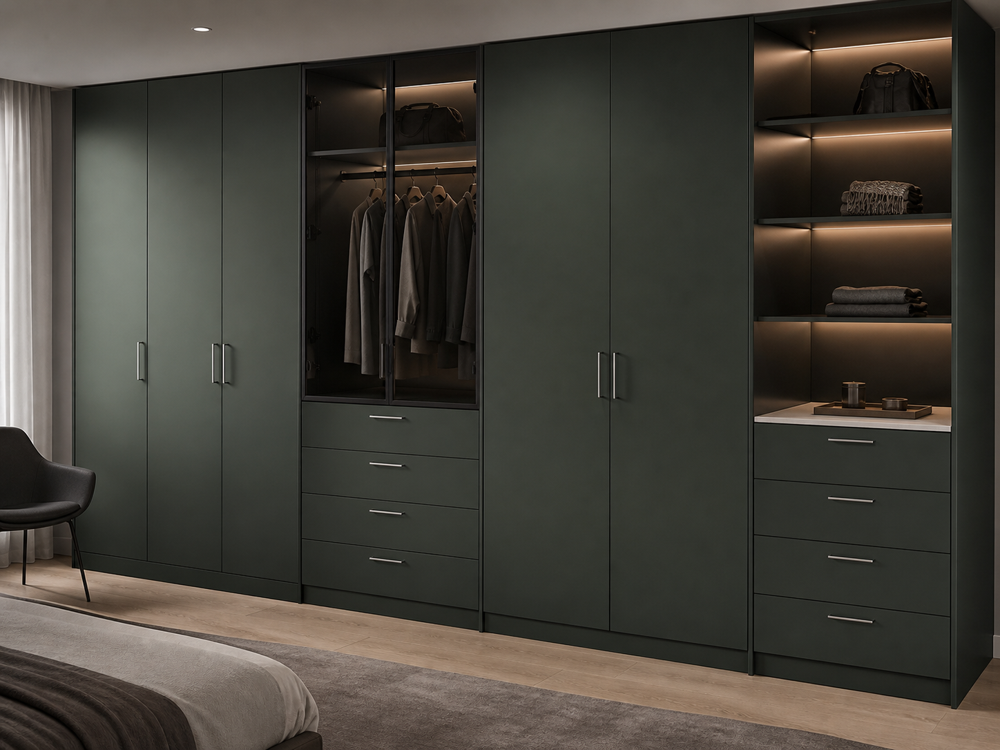 K03 Master Wardrobe in the Premium Contemporary direction