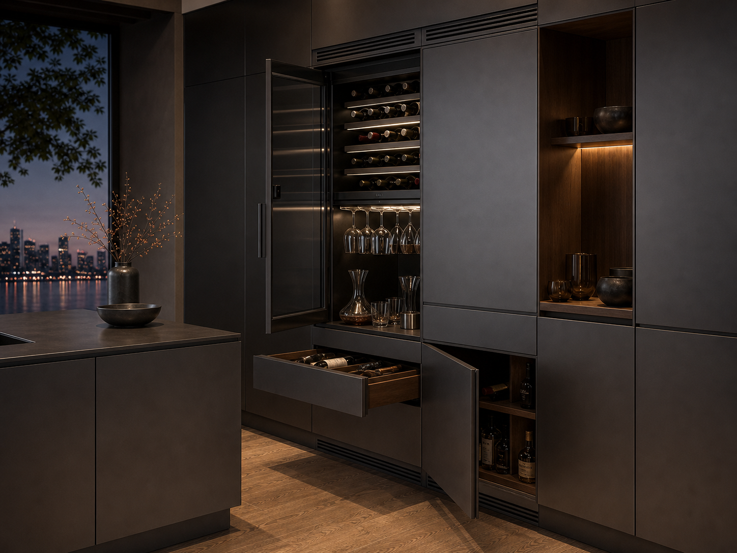 K04 Wine Cabinet in the Urban Contemporary direction
