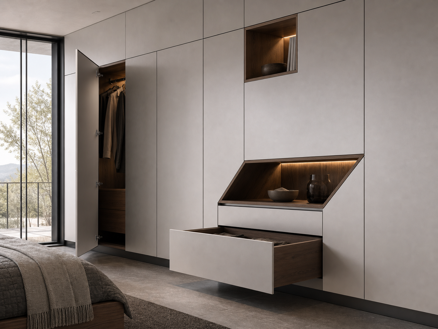 K05 Master Wardrobe in the Architectural Modern direction