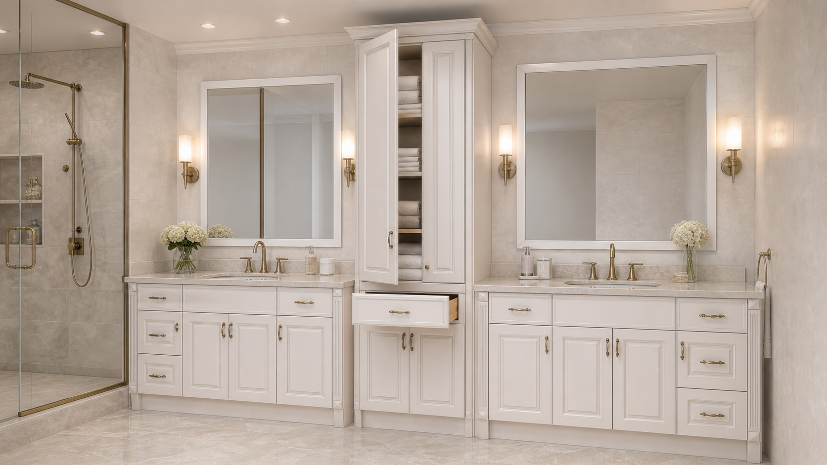 K07 Ensuite Vanity in the Classic Heritage direction