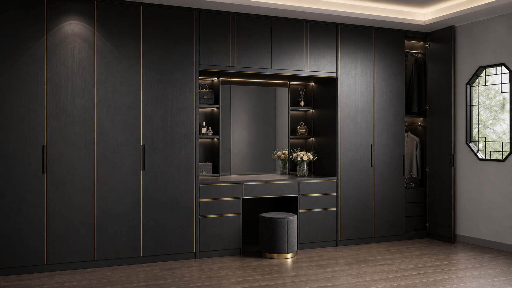 K08 Master Wardrobe in the Contemporary Luxury direction