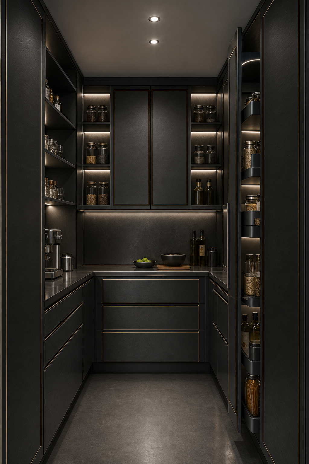 K08 Contemporary Luxury pantries design direction