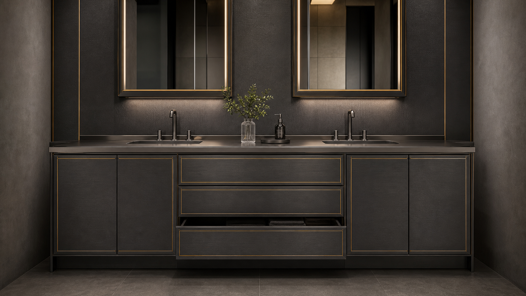 K08 Contemporary Luxury vanities design direction