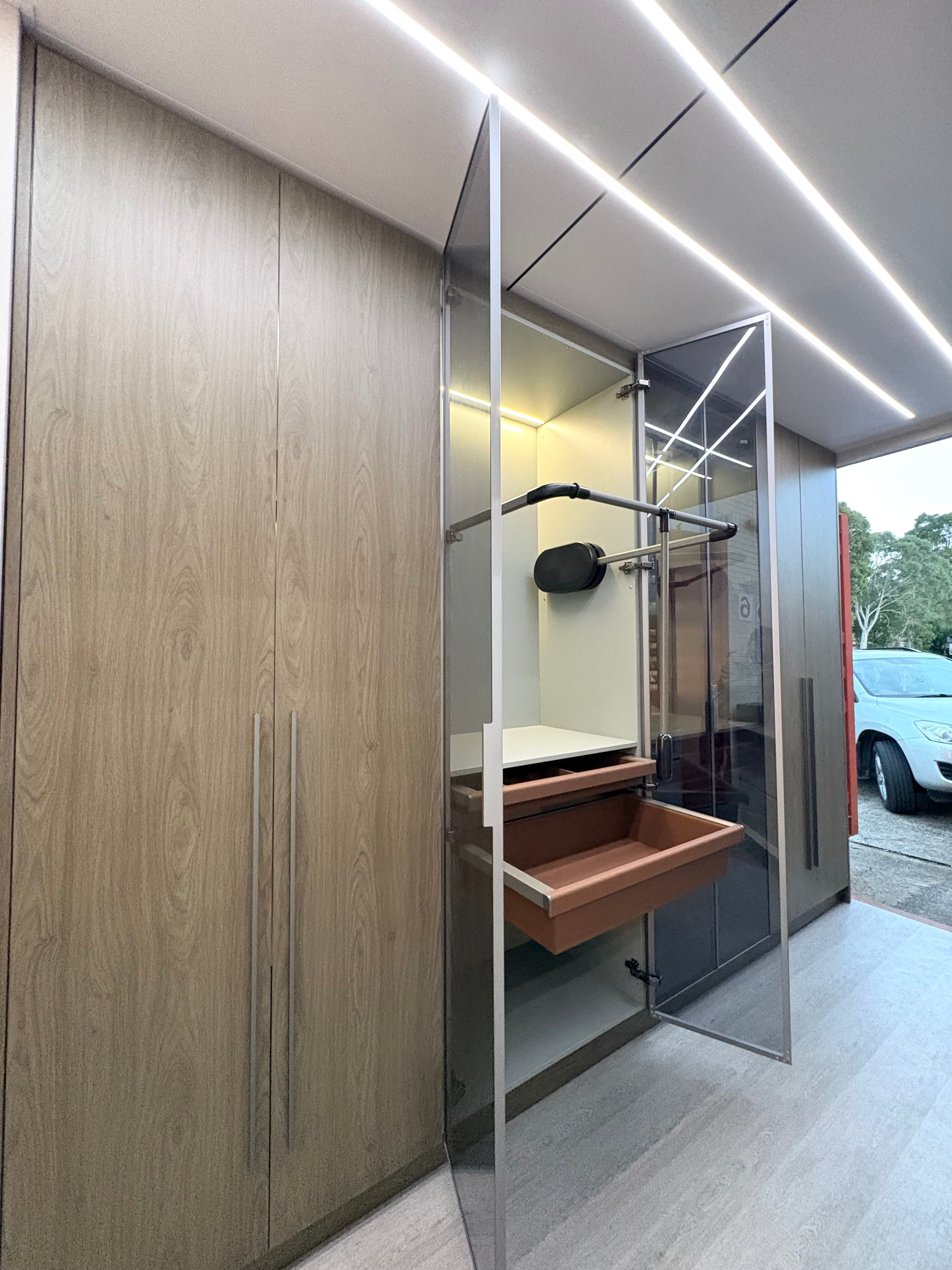 Wardrobe application available to experience at the Boronia Studio
